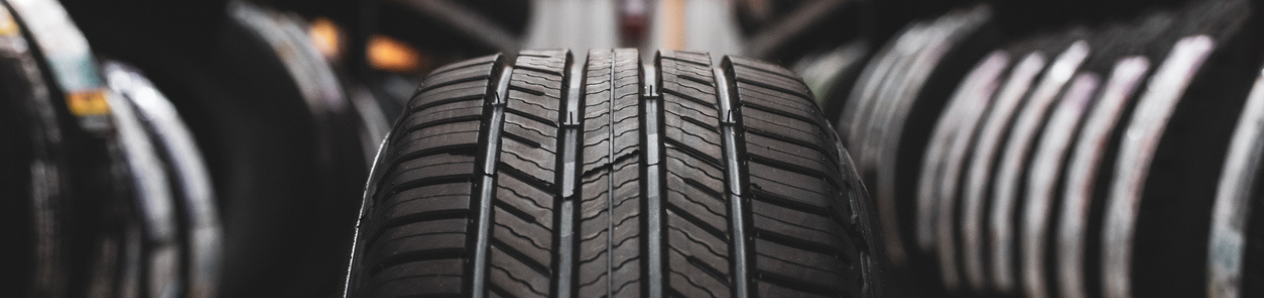 Tyres in stock image